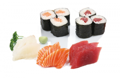 Maki-sushi-sashimi